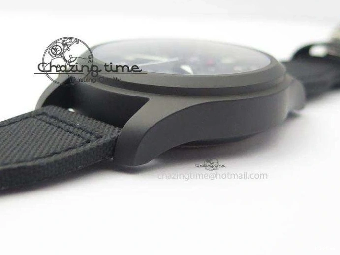 MIROTIME 0321 EasyCare Pilot Chrono IW388001 Real Ceramic ZF 1:1 Best Edition On Black Nylon Strap A 7279